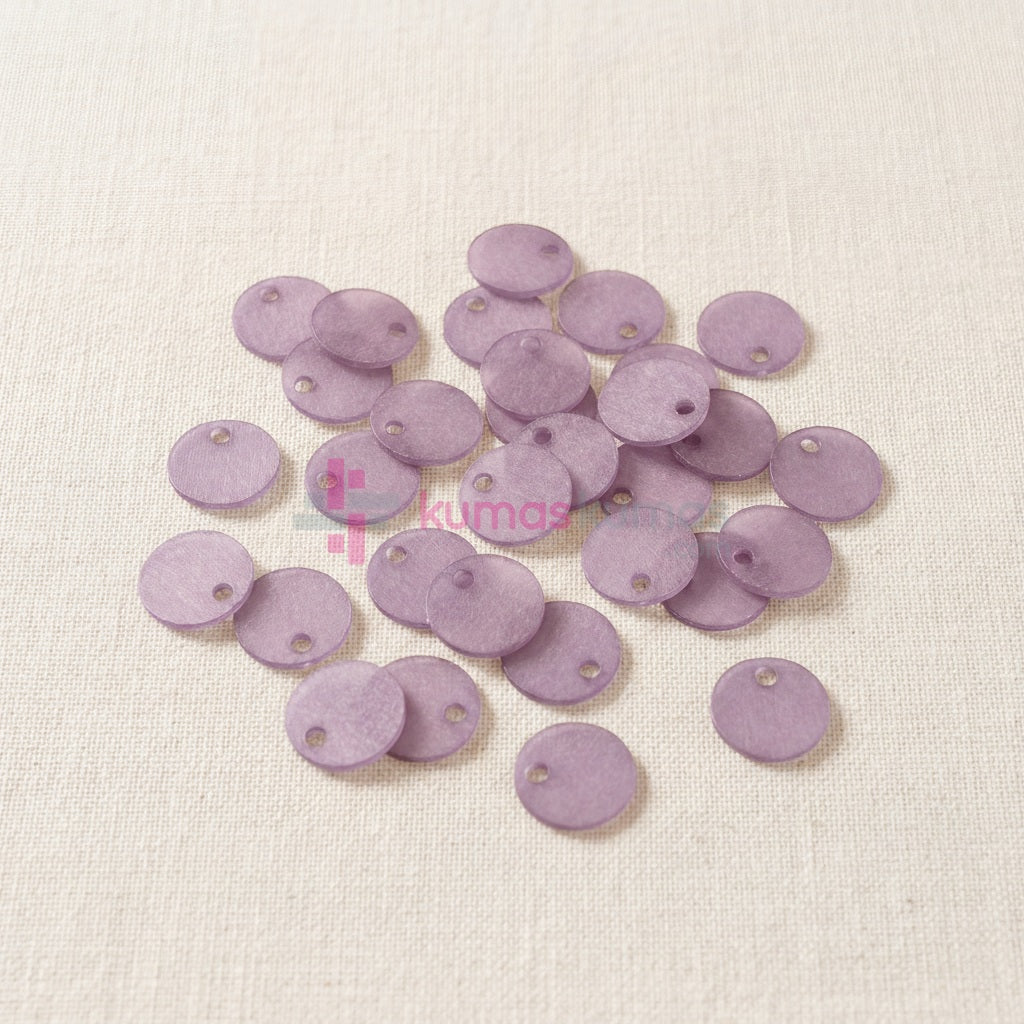 Düz Mat Pul - Mor