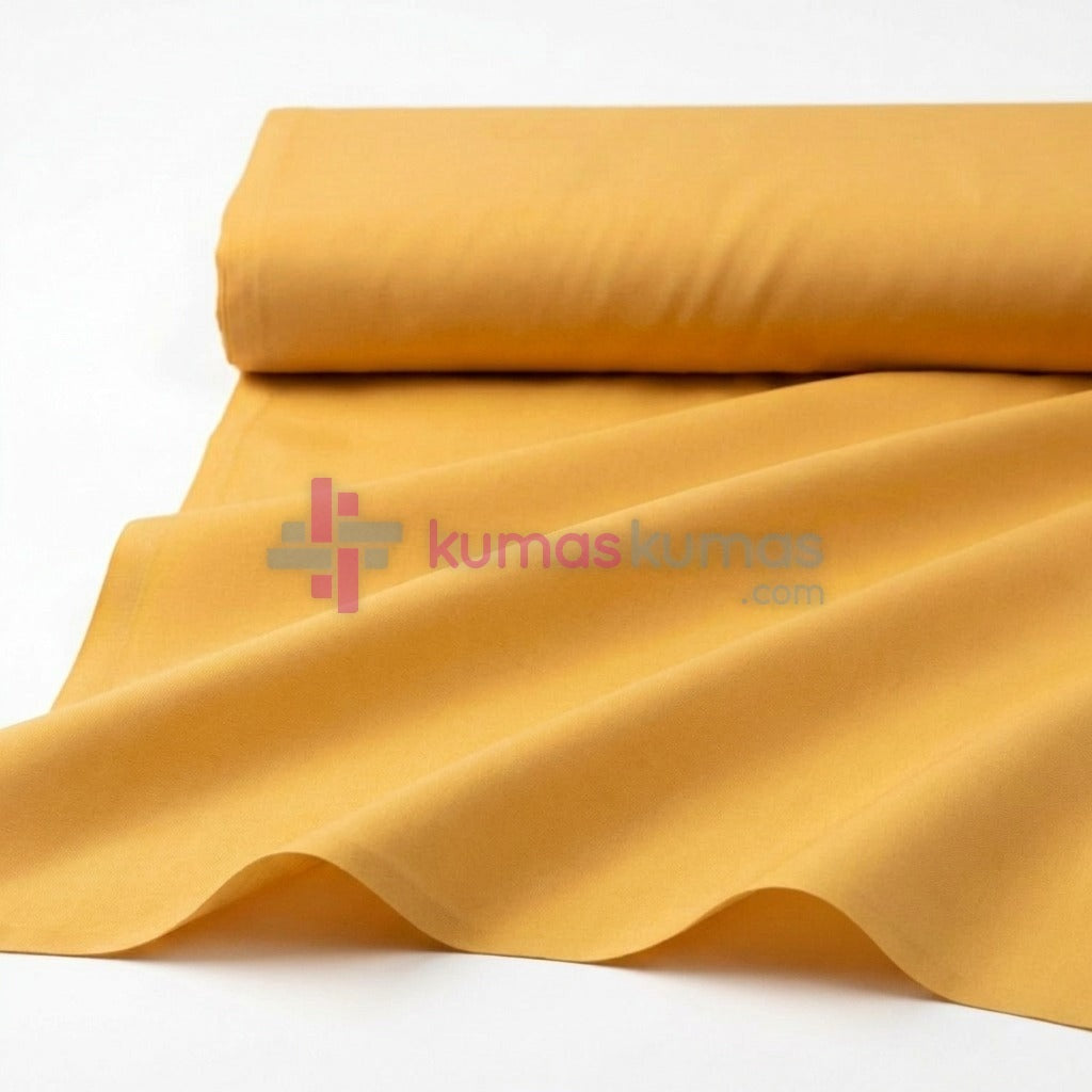 Duz Poplin 159 Hardal Sari