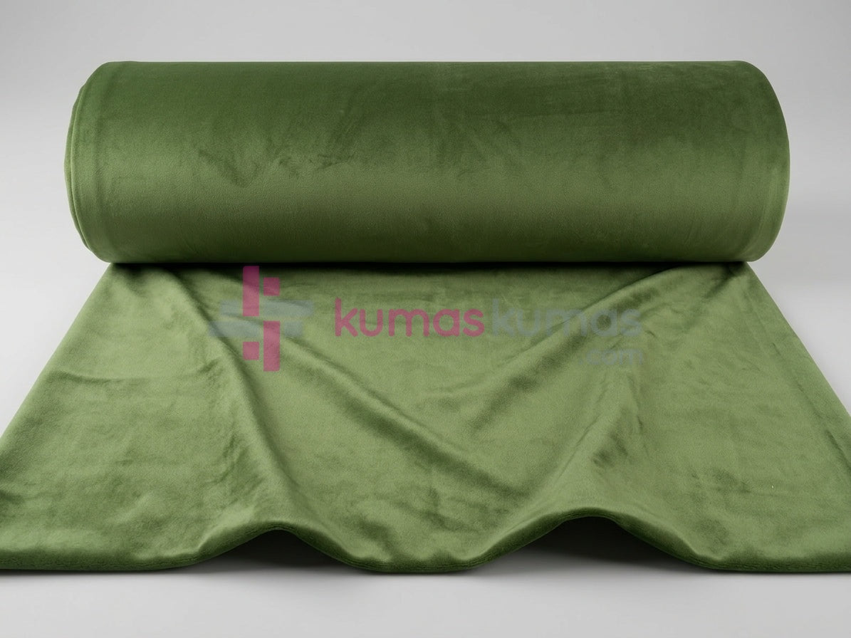Tissu de velours d'ameublement uni largeur 300cm