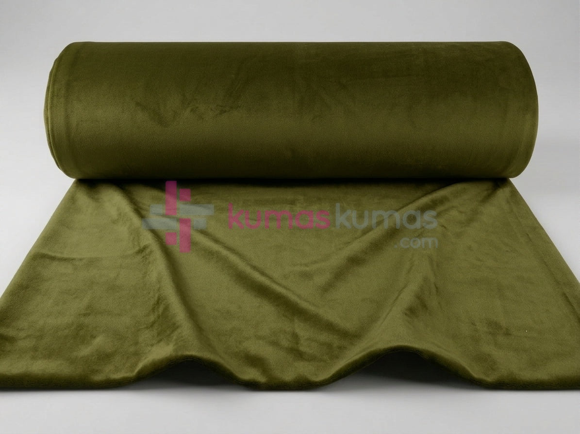 Tissu de velours d'ameublement uni largeur 300cm