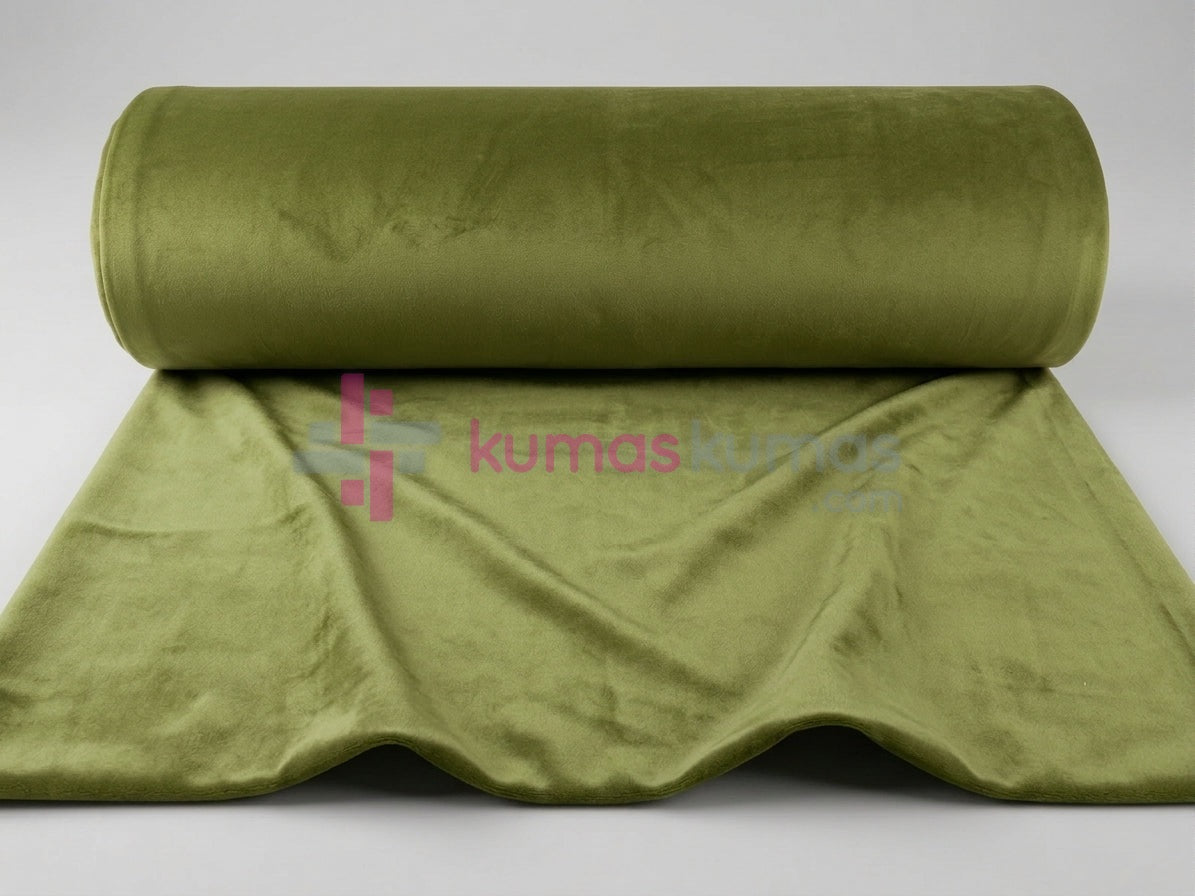 Tissu de velours d'ameublement uni largeur 300cm